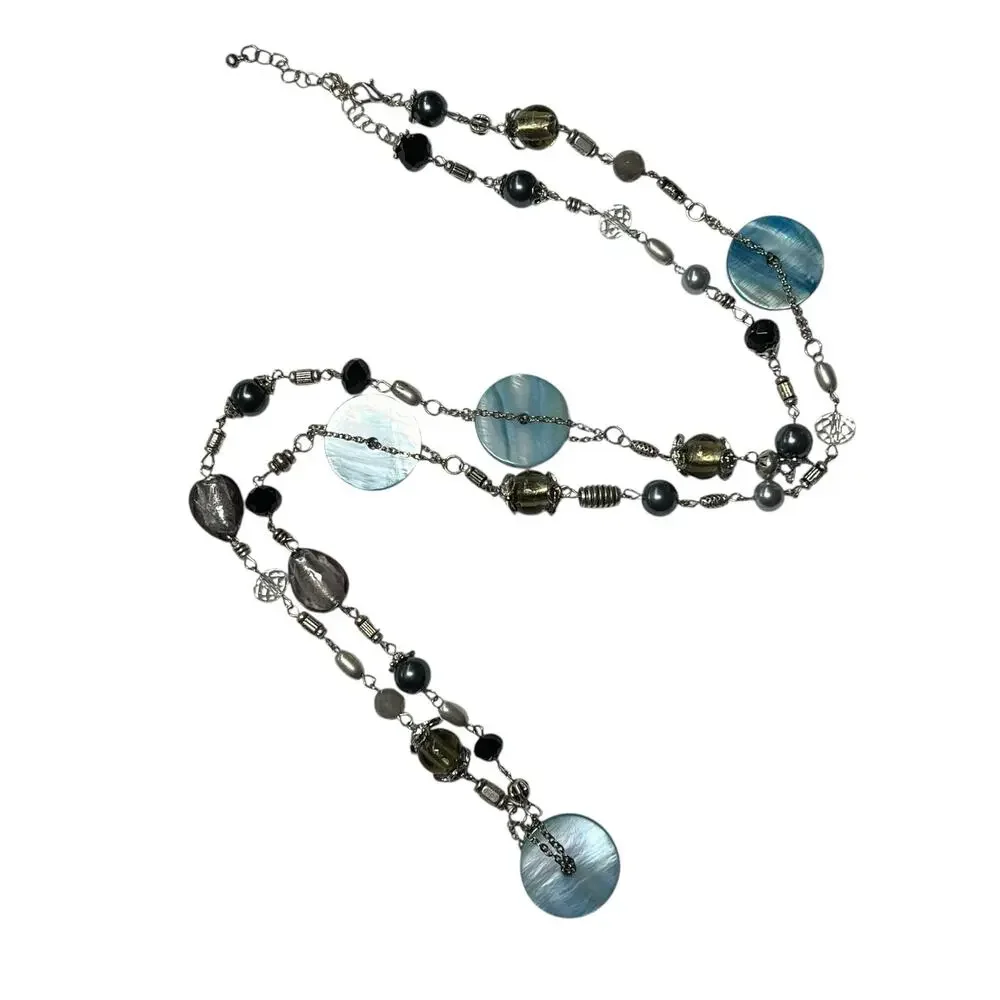 36” Multi-Strand Bohemian Statement Necklace NWOT - Picture 4 of 5